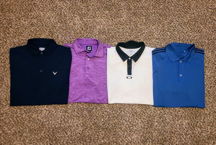 High End Golf/Sport Shirts by Nike,Adidas,Oakley,Ping,Callaway,Puma,Under Armour