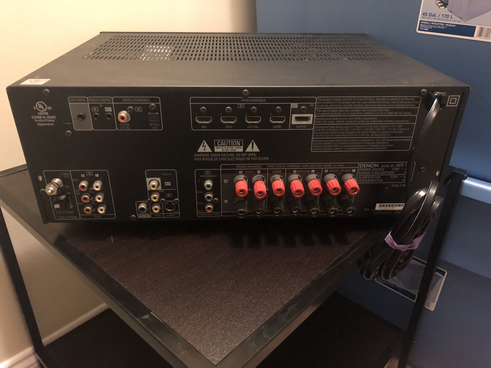 DENON AVR1611 Home Theater A/V Receiver for Sale in Aberdeen, NC OfferUp