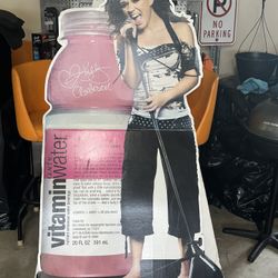 Giant Kelly Clarkson Vitamin Water Standee