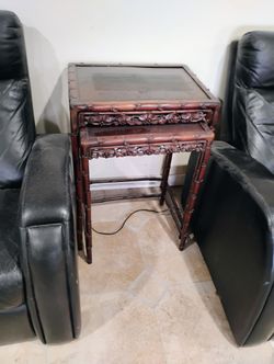 Antique Stacking Tables 