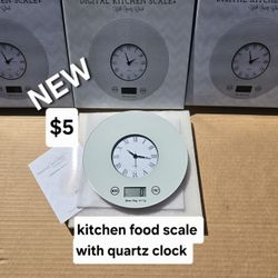 New Kitchen  Food Scale With Clock Only $5 Each 
