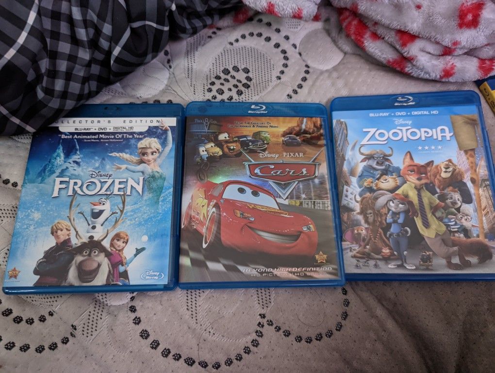 Disney Blu-Ray / 3 Movie Lot