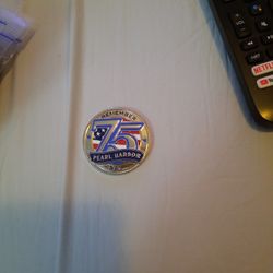 Pearl Harbor Coin 75th