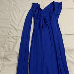 Blue dress