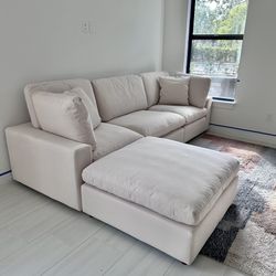 New Arrival Beige Cloud Couch