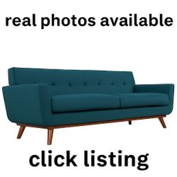 Carson Carrington Sigtuna Mid-century Sofa - Azure