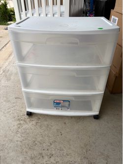 Sterilite 3 drawer rolling cart