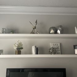 Silver And White Home Decor 