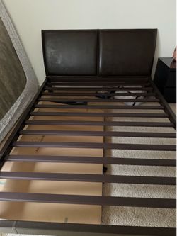 Queen head board/bed frame