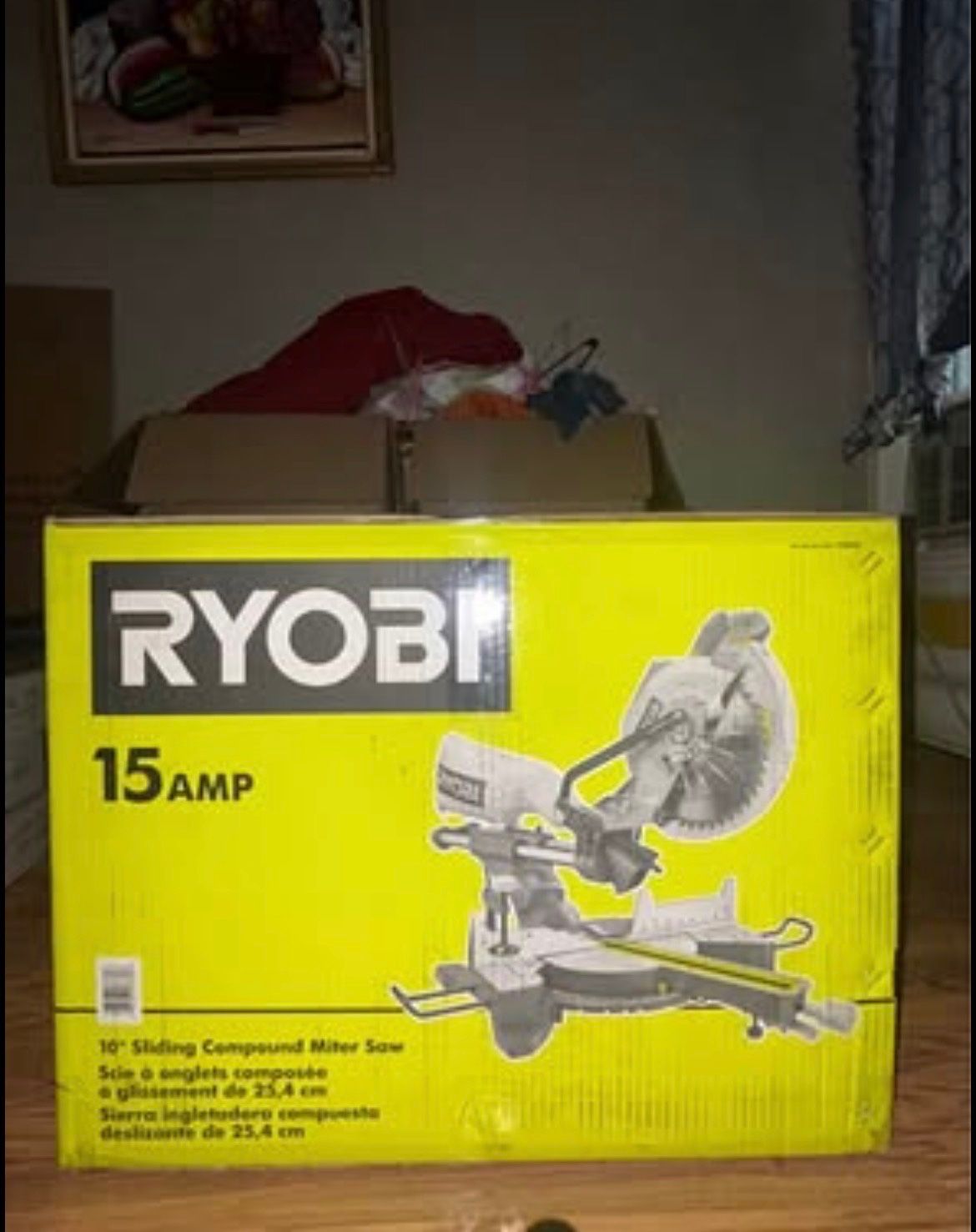 15 Amp 10 in. Corded Sliding Compound Miter Saw with LED Cutline Indicator