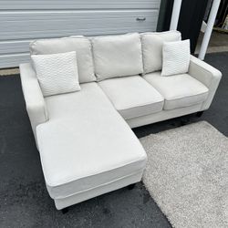 Cream White Sectional Free Delivery 