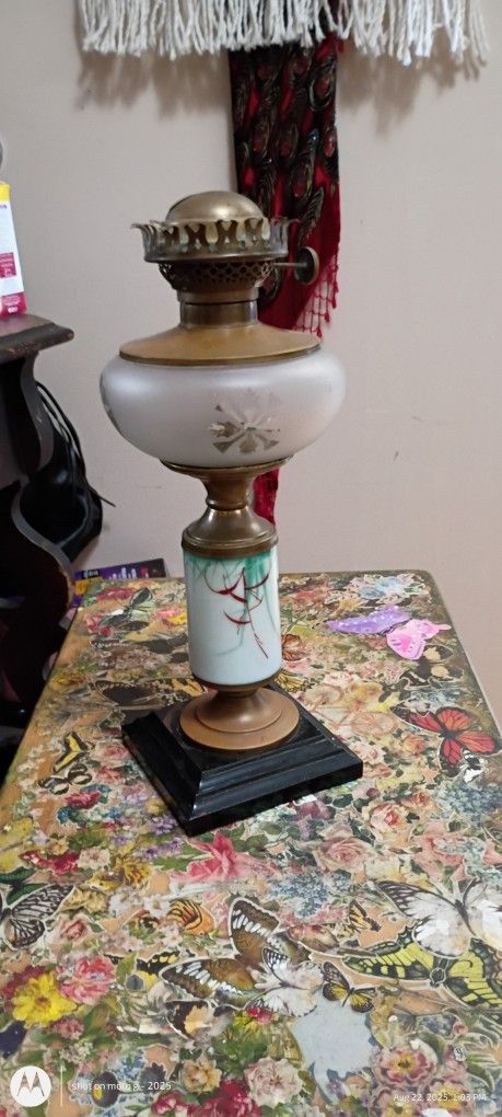 Vintage Oil Lamp 