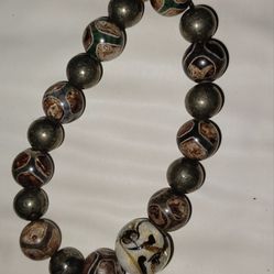 Agate Bead Bracelet 