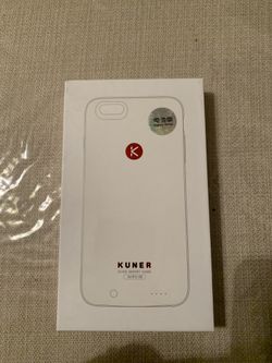 iPhone 6 & 6s battery case 2400mah blk