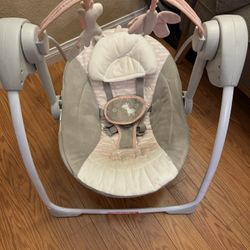 Ingenuity Baby Swing Pink With Music