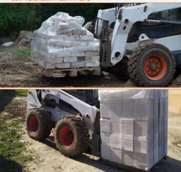 45" 2500LBS Capcity Pallet Fork Frame Attachment for Kubota Bobcat Skid Steer US