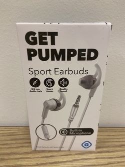 New Wired Earbuds with Sport Hooks