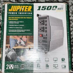 New Unopened Box Jupiter 1,500 Watt  Power Inverter
