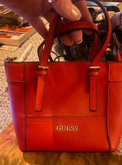 Guess red purse