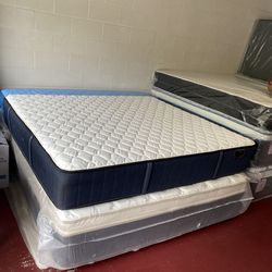 King Size Mattress Stearns & Foster 12” Inches Thick Wrapped in Plastic Direct From Factory Same Day Delivery  