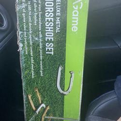 A-Game 24” Forged Horseshoe Set - New 