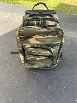 Camo Carry-on Luggage On Wheels
