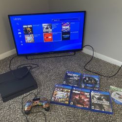 PS4 Including 7GAMES With 32”tv!!!!!