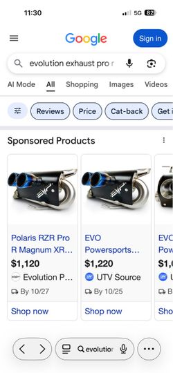 Pro r evo exhaust