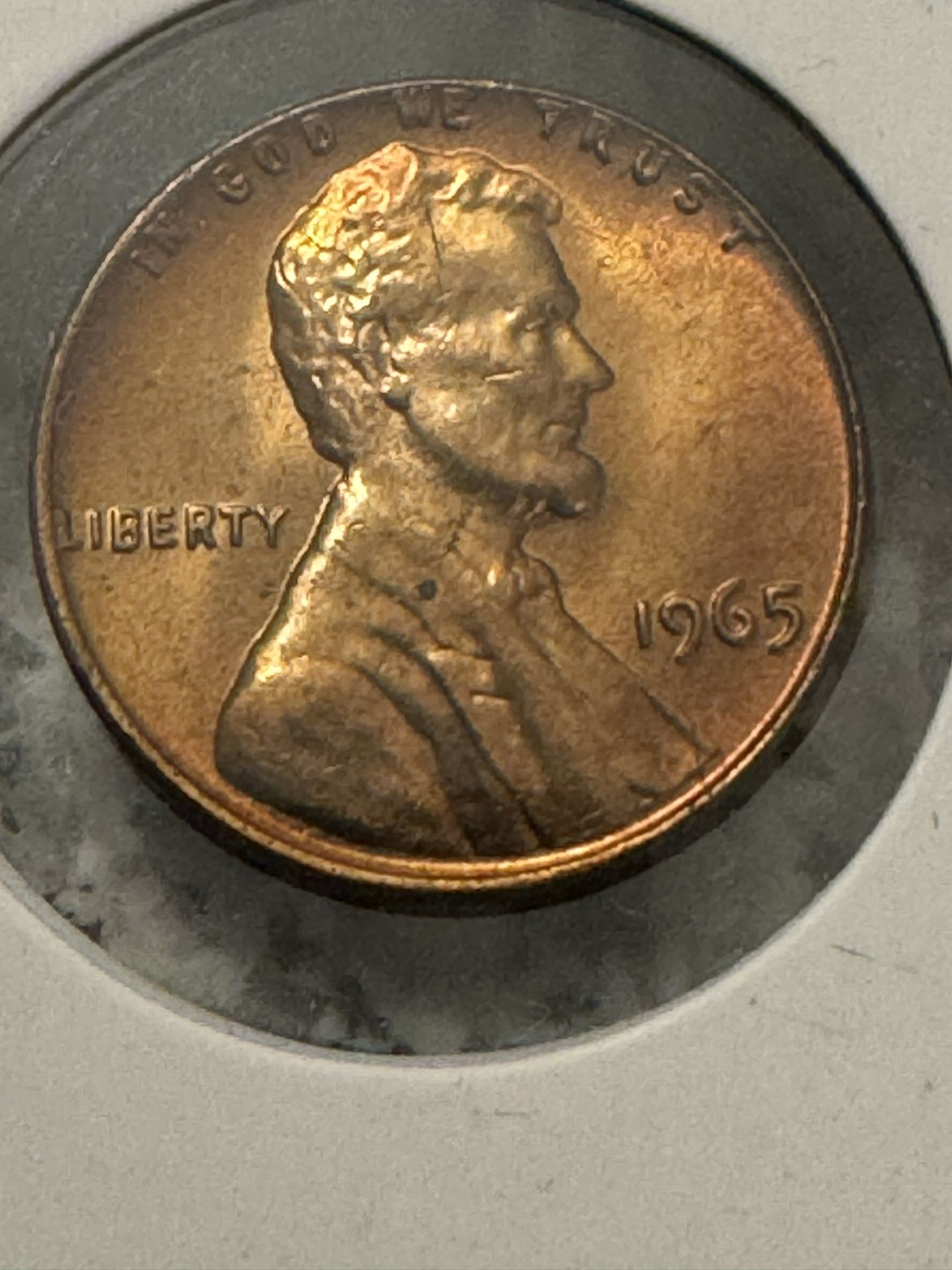 1965 Lincoln Copper Penny (From Mint Set)