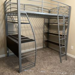 Twin Size Loft Bed Frame 