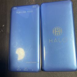 HALO 10,000mAh Power Bank w/ Integrated Cables & Fast Charging