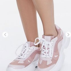 Forever 21 Lace-Up Platform Sneakers size 7 women’s