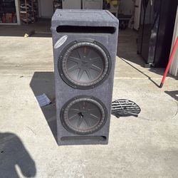 2 12’ subwoofers and box