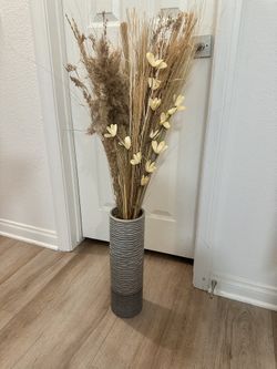 Gray Vase & Decor Filler