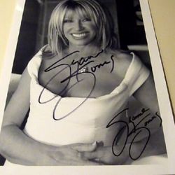 Autographs Suzanne Somers (Deceased )Chrissy Snow Of Threes Company Apx 5x7 Hand Signed Photocopy 