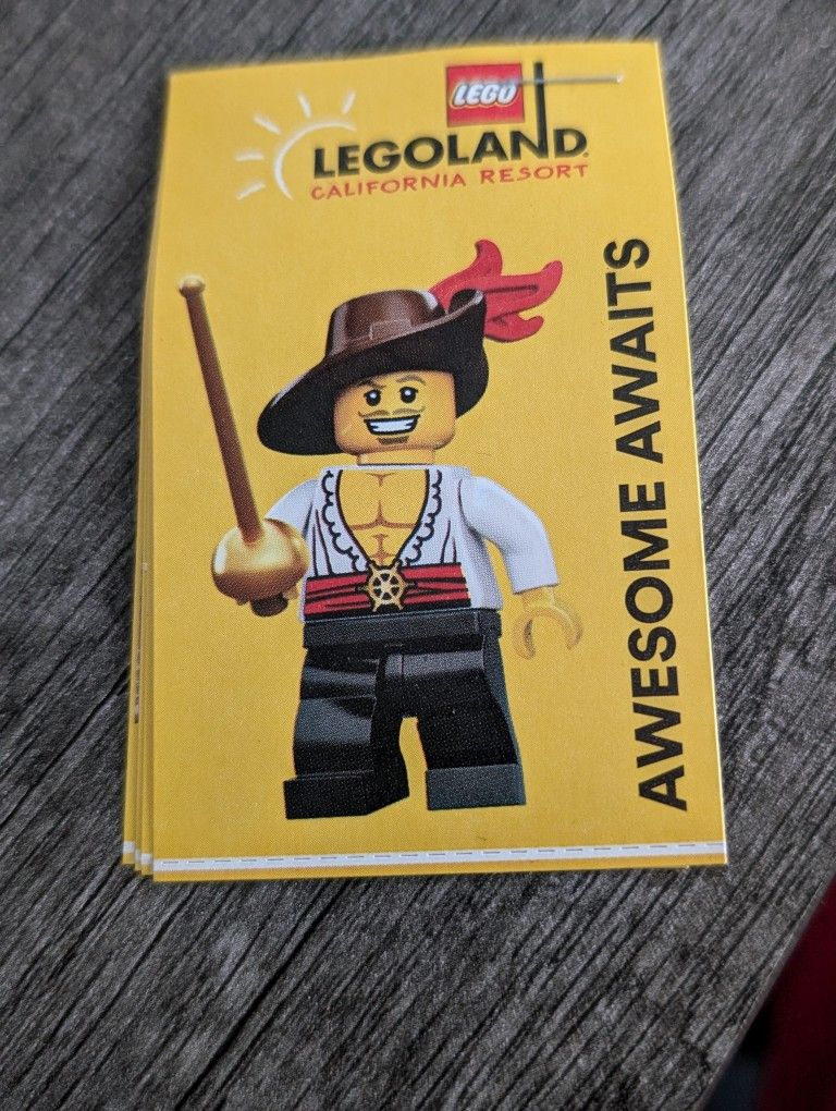 Legoland Tickets 🎟 4 Pack $50 Each = $200