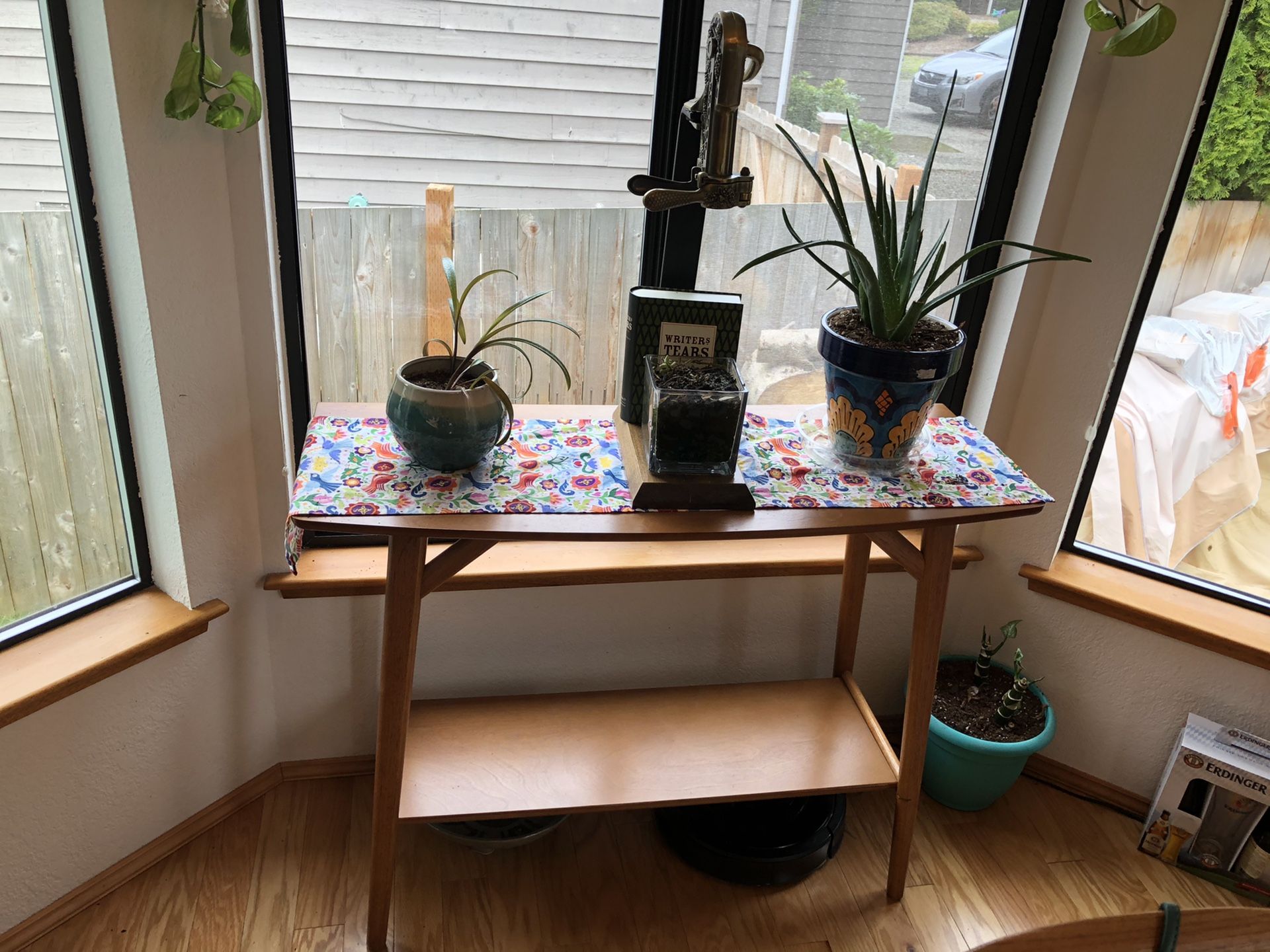 Mid Century West Elm Sofa Table / Console-Acorn