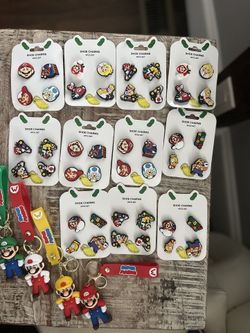 Super Mario Crocs Charm