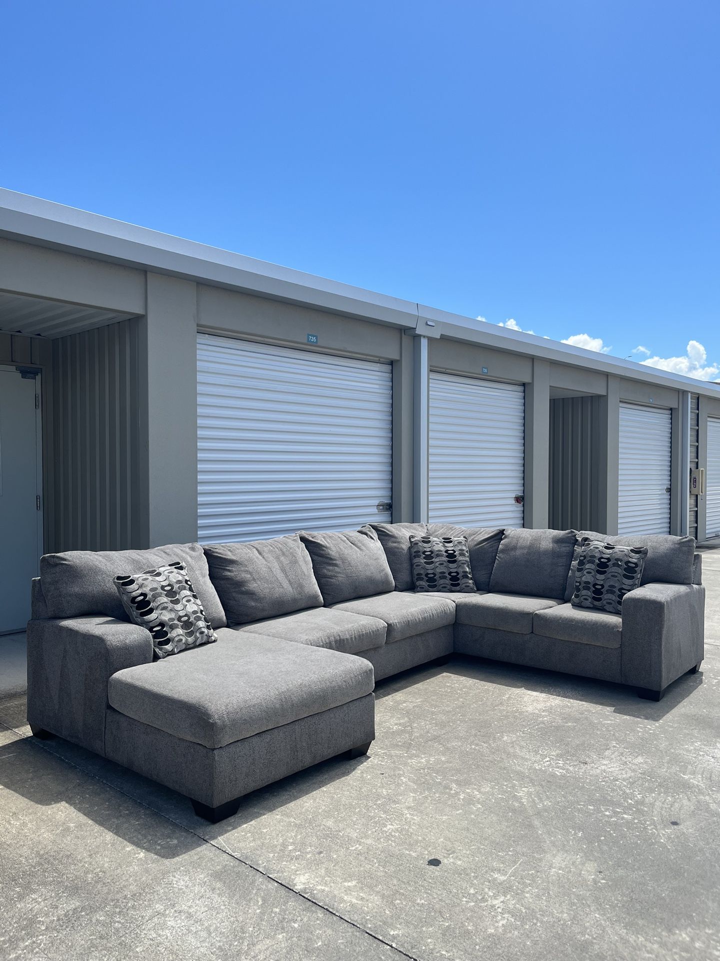 Gray Sectional Couch
