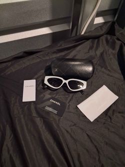 Chanel Sunglasses with Case and Cards