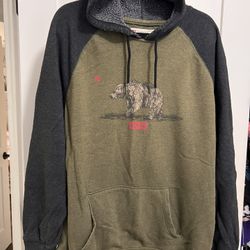 Levi’s Bear Logo Hooded Sweatshirt Hoodie Size XL GREAT CONDITION
