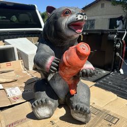 concrete bear