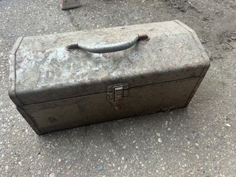 Vintage Metal Toolbox