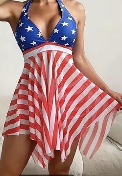 Swimsuit XL Forth Of July Bathing Suit 