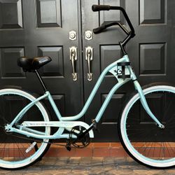 3G BikeBikes Ladies Beach Cruiser Bicycle. 