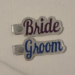 Nice Bride & Groom Key Chain Holders
