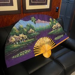 Giant Wall Fan Bedroom Decoration