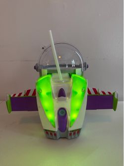 Toy Story 5 Buzz Lightyear Popcorn Bucket + Light-Up Drink Cup Set – NEW