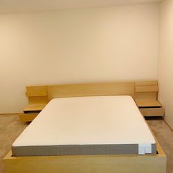 King Bed Frame. Free Mattress.