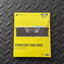 Corsair Vengeance RGB DDR5 64GB (2×32GB) 6400MHz CL32